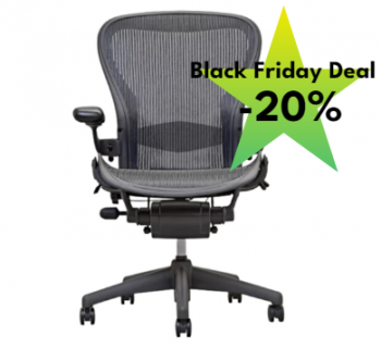 Herman Miller Aeron Type B, ergonomische bureaustoel, refurbished, luxe bureaustoel, design bureaustoel