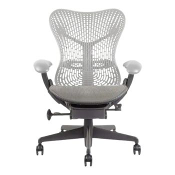 Herman Miller Limited Edition, bureaustoel, luxe bureaustoel, design bureaustoel, ergonomische bureaustoel, grijs, refurbished