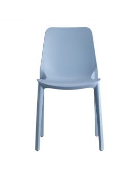 scab, kantinestoel, kantine stoel, blauwe stoel, kunststof stoel