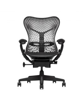 Herman Miller Graphite Mirra 2, populaire grijze bureaustoel, ergonomisch, design bureaustoel, antraciet 