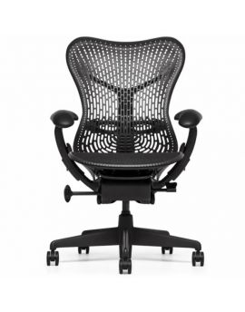 Herman Miller Mirra Refurbished, design bureaustoel, ergonomische bureaustoel, antraciet bureaustoel, Graphite
